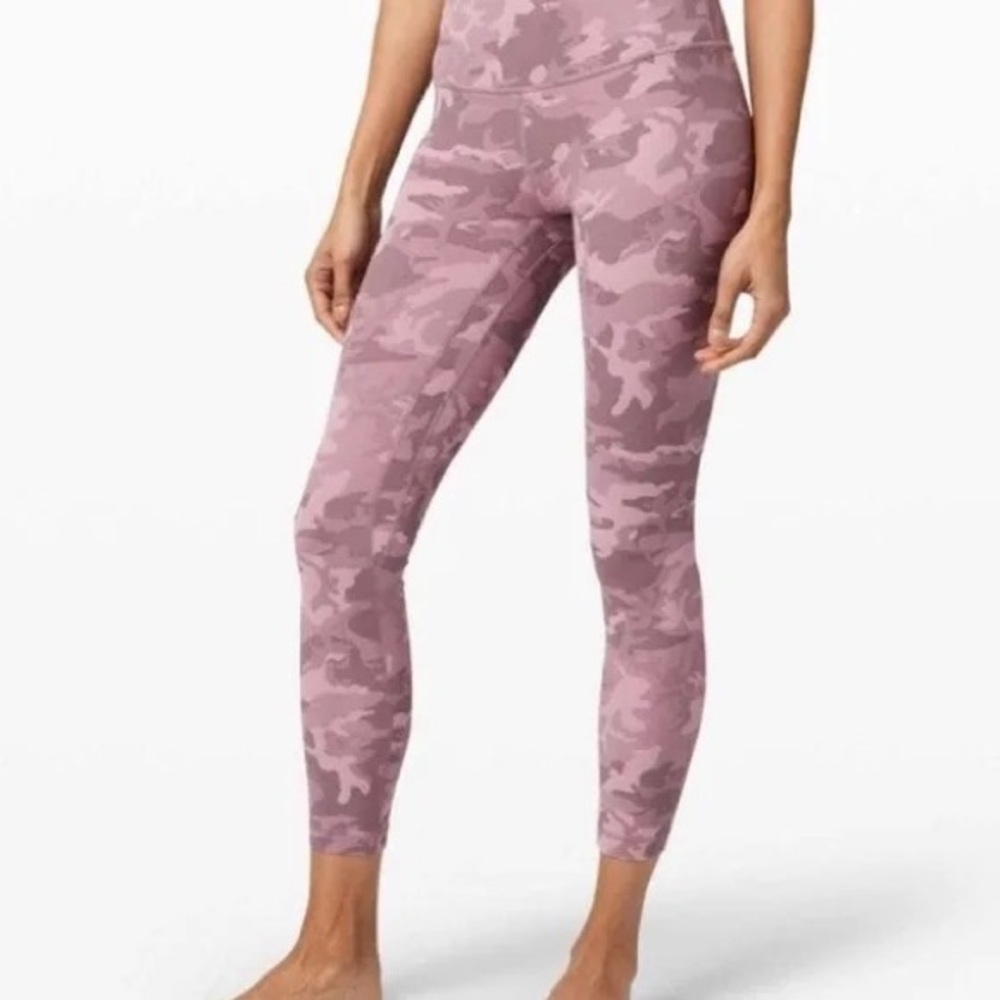 Light Purple Camo buttery soft lululemon Align Leggings